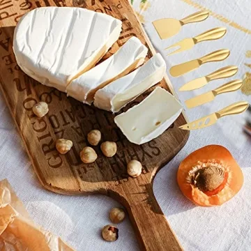 Golden Cheese Knife Set - Perfect Gift for Cheese Lovers
