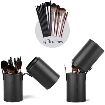 Narwey Makeup Brush Holder Travel Case for Easy Organization