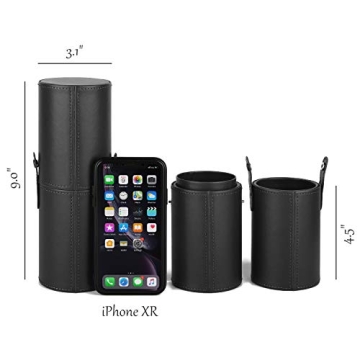 Narwey Makeup Brush Holder Travel Case for Easy Organization