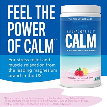 Natural Vitality CALM Magnesium Drink Mix for Relaxation