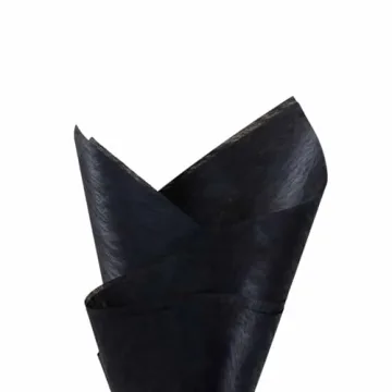 FAYADA Waterproof Flower Wrapping Paper Black - 20 Sheets