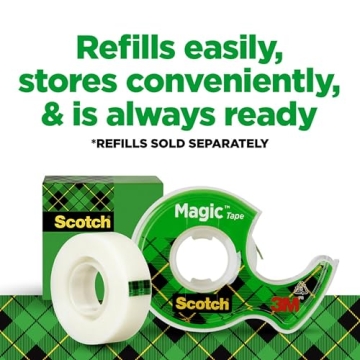 Scotch Magic Tape for Holiday Gift Wrapping and More
