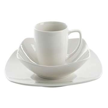 Gibson Home Amelia Court Porcelain Dinnerware Set for 4