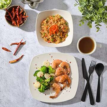 Gibson Home Amelia Court Porcelain Dinnerware Set for 4