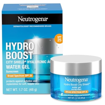 Hydrating Neutrogena Hydro Boost Face Moisturizer with SPF 25 for All Skin Types