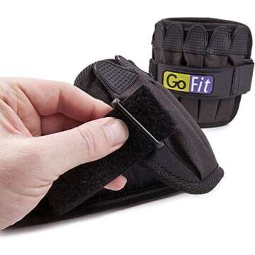 Comfortable Adjustable Ankle Weights – GoFit Training Gear