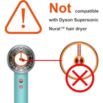 Wall Mount Holder Compatible for Dyson Hair Dryer Airwrap Hair Styler, Upgraded 2in1 Dyson Airwrap Holder Dyson Hair Dryer Holder for 5 Dyson Hair Dryer Attachments Chorten Nyima