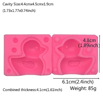 3D Duck Silicone Mold for Creative Baking and Crafts