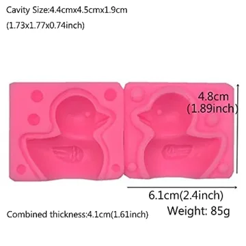 3D Duck Silicone Mold for Creative Baking and Crafts