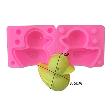 3D Duck Silicone Mold for Creative Baking and Crafts