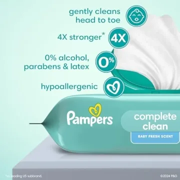 Pampers Baby Wipes Complete Clean Baby Fresh Scented