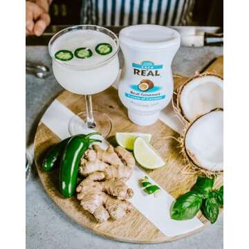 Reàl Infused Exotics Taste of Summer Variety Pack: Cream of Coconut, Pineapple, and Strawberry (Pack of 3, 16.9 FL OZ Bottles)