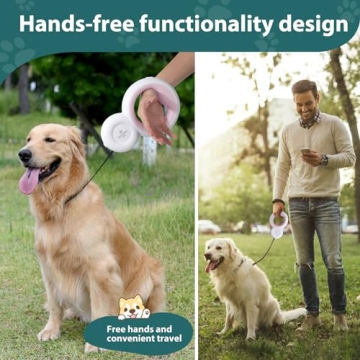 TailoredPetHOME Retractable Dog Leash with LED Light