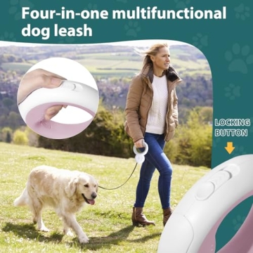TailoredPetHOME Retractable Dog Leash with LED Light