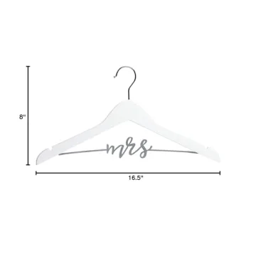 Pearhead Mrs. Wedding Dress Hanger for Stunning Photos