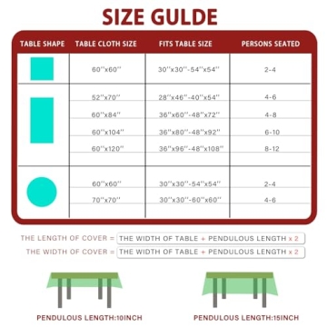 XCHI Cardinal Birds Tablecloth for Christmas Dining