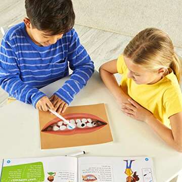 hand2mind Head to Toe Human Body Science Kit, Slime Kit, STEM Kit for Kids, Includes Kids Stethoscope That Works, Human Body Learning, Human Anatomy for Kids, Kids Doctor Kit, Homeschool Supplies