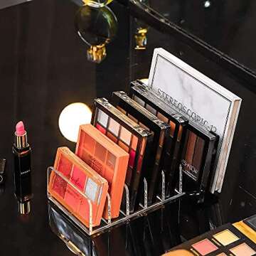 FOGE Makeup Organizer - 7 Compartments for Easy Access