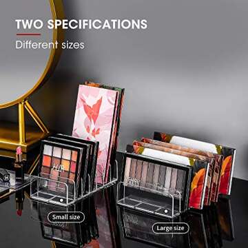 FOGE Makeup Organizer - 7 Compartments for Easy Access