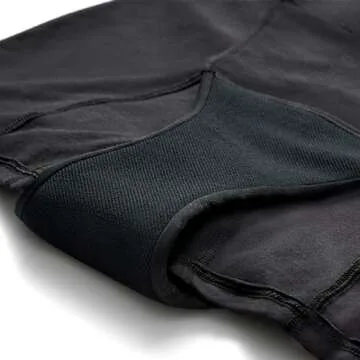 THINX Ultra-Soft Period Underwear, Overnight Boy-Shorts Leakproof Underwear for Women, Holds Up to 12 Regular Tampons, FSA HSA Approved Period Underwear for Women, Reusable & Controls Odor, Black, M