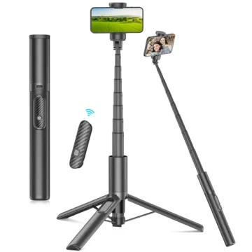 Gahenwo 60" Selfie Stick Tripod with Bluetooth Remote