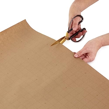 Hallmark Christmas Wrapping Paper - 3 Pack of Kraft Joyful Wrap