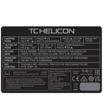 TC Helicon Voice Live Play Vocal Effects Processor