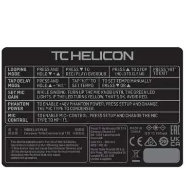 TC Helicon Voice Live Play Vocal Effects Processor