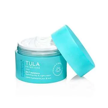 TULA Skin Care 3-Step Balanced Skin Bundle | Full-Size Face Wash, Day & Night Face Moisturizer, Pro-Glycolic Resurfacing Face Toner | Best for Normal and Dry Skin