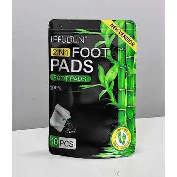 BDBFZCFP 2-in-1 Ginger Deep Cleansing Foot Pads, 30Pcs Natural Relief