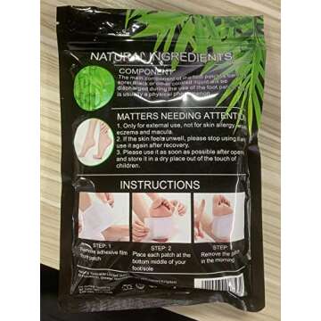 BDBFZCFP 2-in-1 Ginger Foot Pads for Relaxation