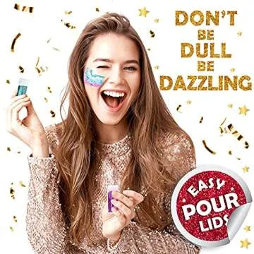 Original Stationery Glitter Jars Set - 24 Assorted Colors