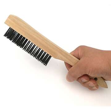 VASTOOLS Welding Chipping Hammer with Coil Spring Handle,10.5",Cone and Vertical Chisel,10" Wire Brush