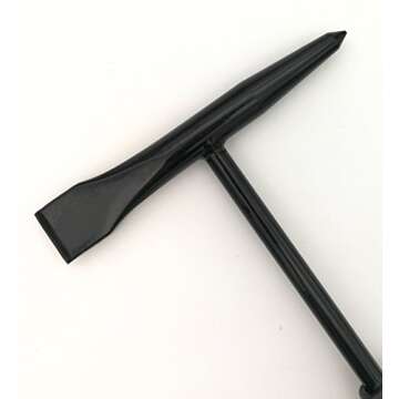 VASTOOLS Welding Chipping Hammer with Coil Spring Handle,10.5",Cone and Vertical Chisel,10" Wire Brush