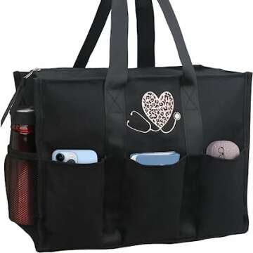 Stylish Nurse Bag with Multiple Compartments for Nurses