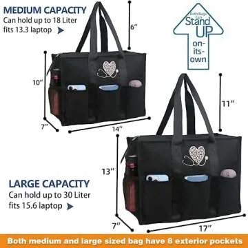 Stylish Nurse Bag with Multiple Compartments for Nurses
