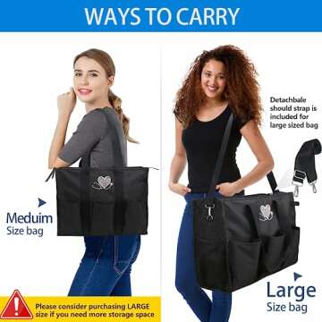 Stylish Nurse Bag with Multiple Compartments for Nurses