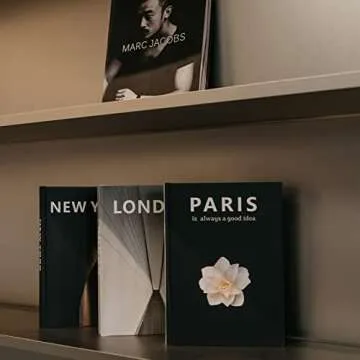 3 Pieces Fashion Decorative Book,Large Size Decorative Hardcover Books, A Chic Addition to Any Space - Display These Fashion Design Books on Shelves or Night Stands
