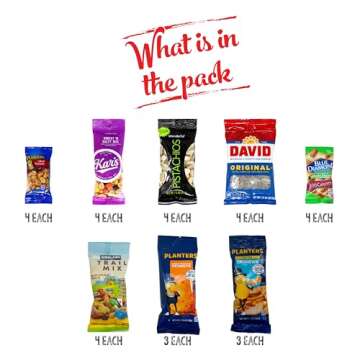 Niro Assortment Mixed Nuts | Healthy Snack Variety Pack 30 Packs