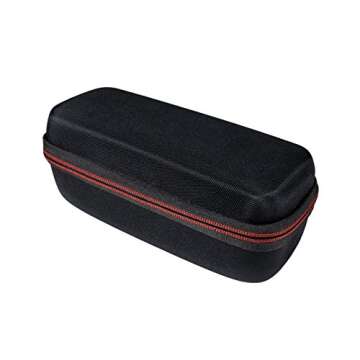 JBL Flip 4 Portable Bluetooth Wireless Speaker Bundle with Protective Travel Case - Black