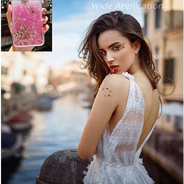 Holographic Fall Maple Leaf Nail Art Sequins - 2 Jars