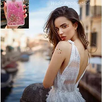 Holographic Fall Maple Leaf Nail Art Sequins - 2 Jars