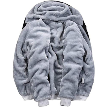 MACHLAB Men's Winter Fleece Hoodie for Comfort and Style