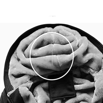 MACHLAB Men's Winter Fleece Hoodie for Comfort and Style