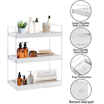 Updesign 3 Tier Bathroom Organizer for Stylish Storage
