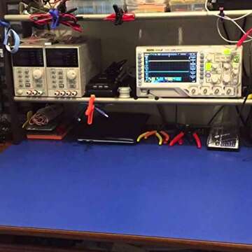 ESD Anti-Static Rubber Mat with Wrist Strap and Ground Wire, High-Temperature Resistant, Electrostatic Discharge Protection, Yuanj Repair Hand Tools Set