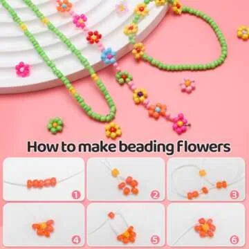 IOOLEEM Hot Pink Seed Beads, 4000+pcs 3mm Glass Seed Beads, Seed Beads for Jewelry Making, Glass Beads for Jewelry Making, Seed Beads for Bracelets, Beads for Bracelets Making.