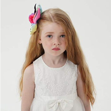 Unicorn Hair Bows for Kids & Toddlers - 6 Pack