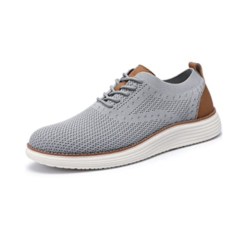 VILOCY Men's Lightweight Breathable Dress Sneakers