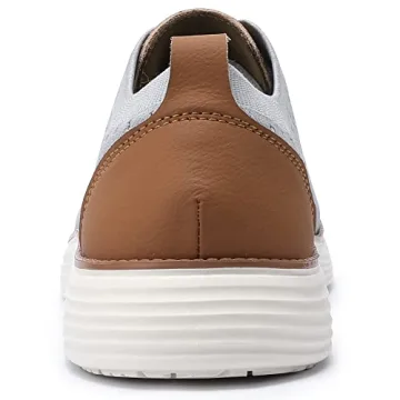 VILOCY Men's Lightweight Breathable Dress Sneakers